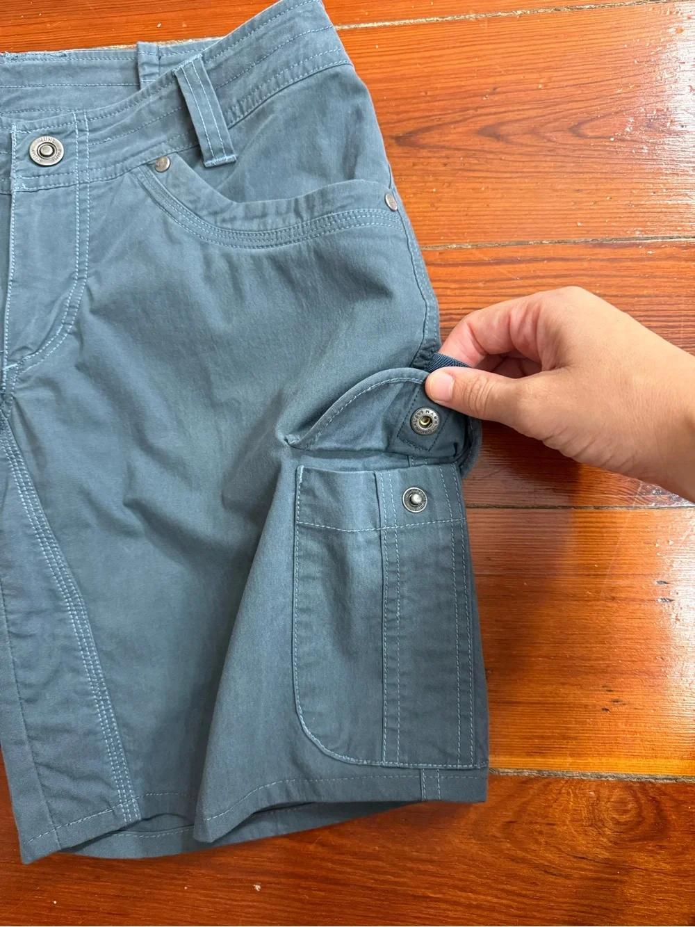 Kuhl Splash 8” Outdoor Hiking Camping Cargo Shorts Sz 4 💚🍄